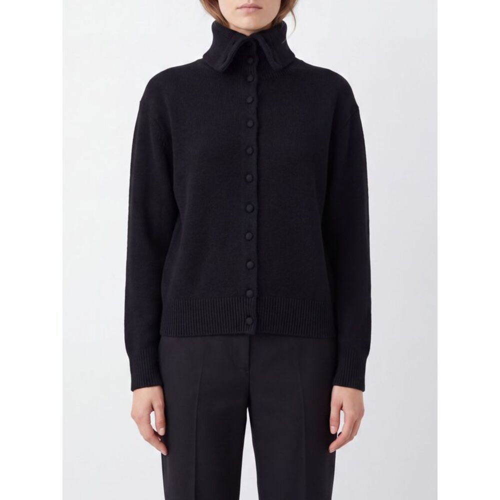 Lisa Yang Women Lisa Yang Relaxed Fit Pure Cashmere High Neck Cardigan